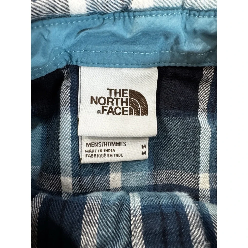 The North Face Flannel Shirt Men's Medium Multicolor Plaid Blue